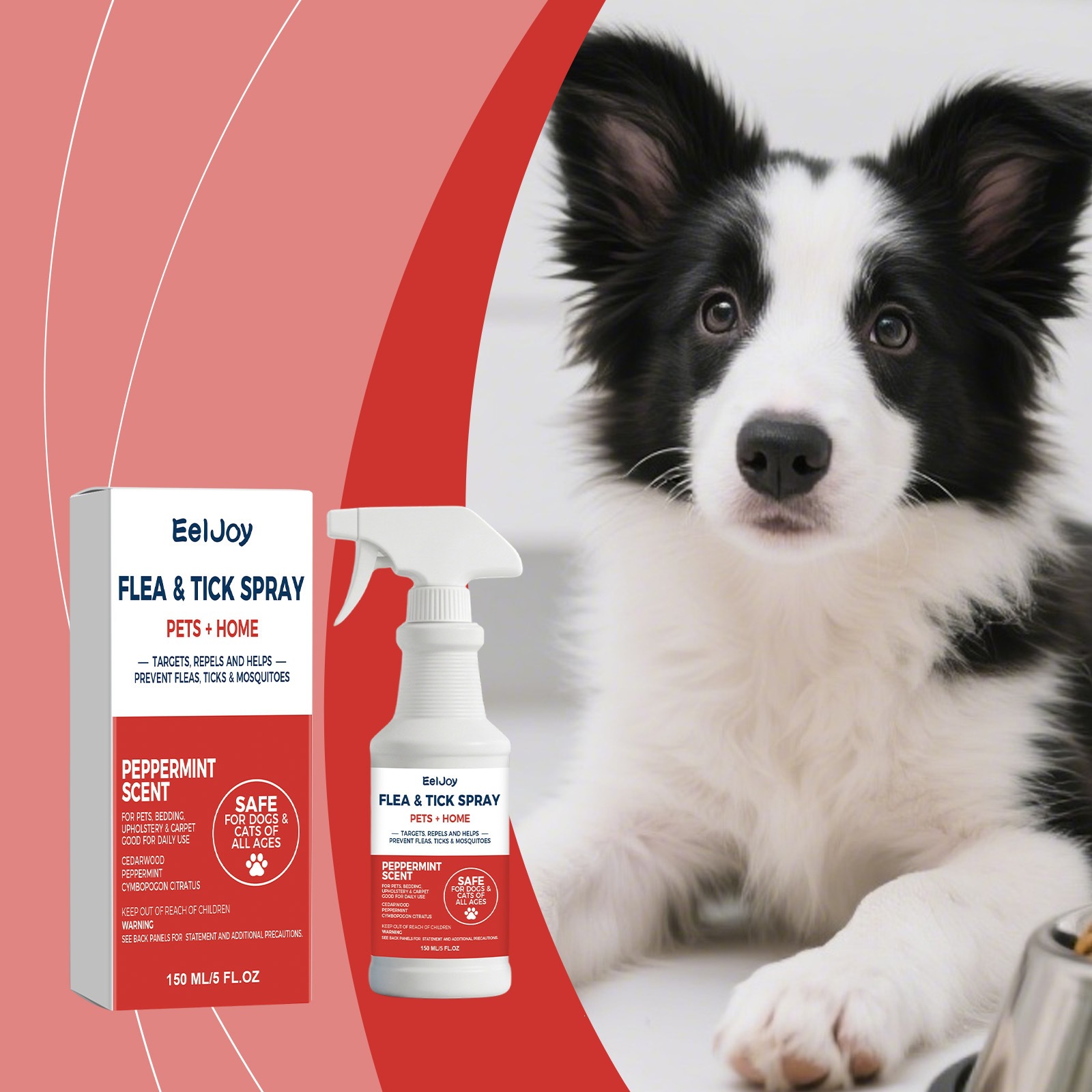 Eeljoy Pet Care Spray Is Suitable For Cats And Dogs To Clean And Care For Their Hair…