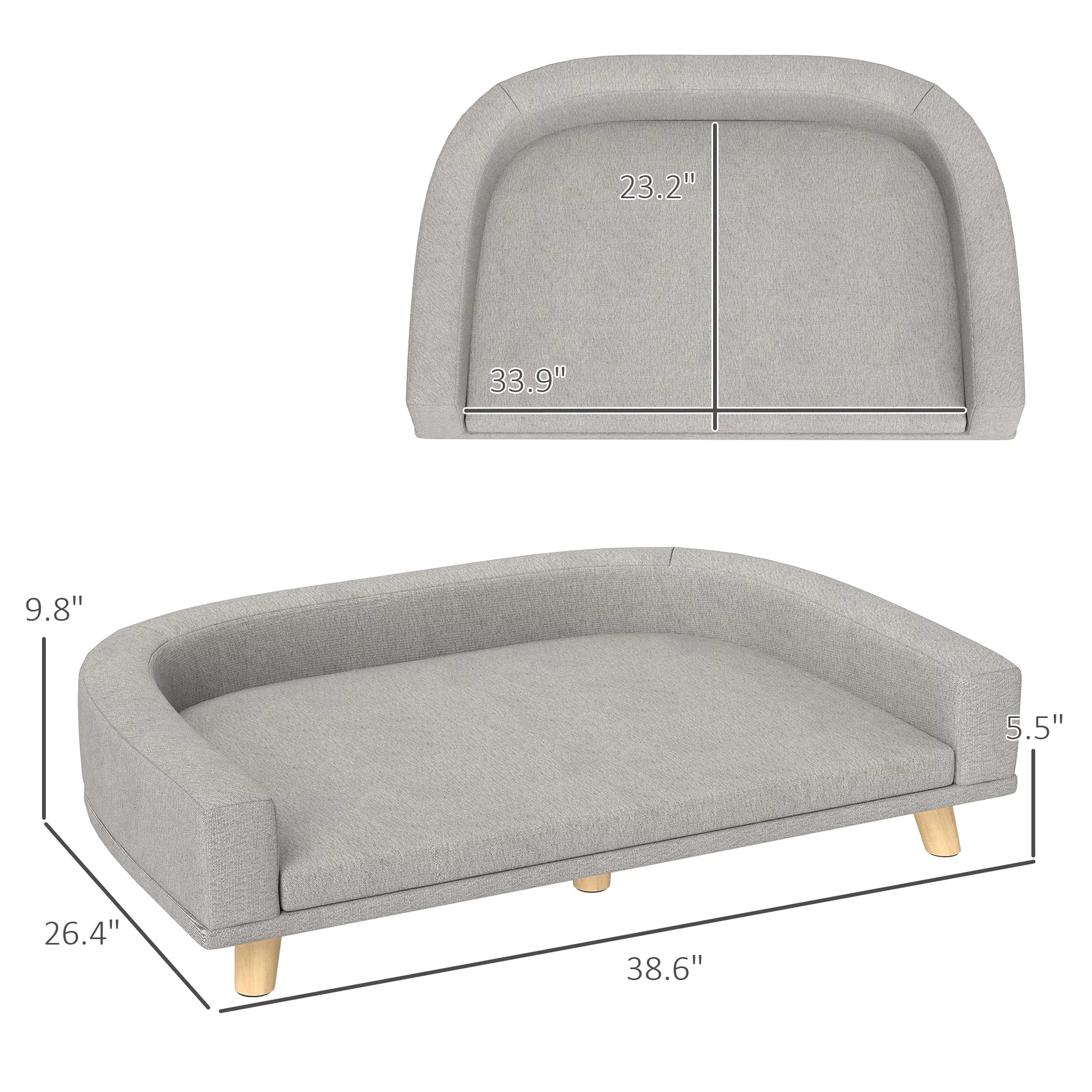 Dog Bed/ Rattan Pet Sofa ( Shipping)(Prohibited by WalMart)