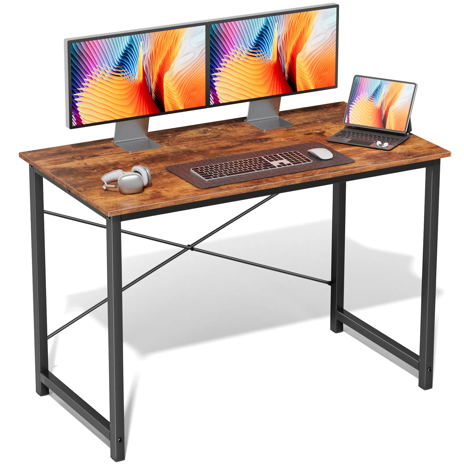 Computer Desk for Home Office, Modern Study Work Table Simple Style for Bedroom, Writing…