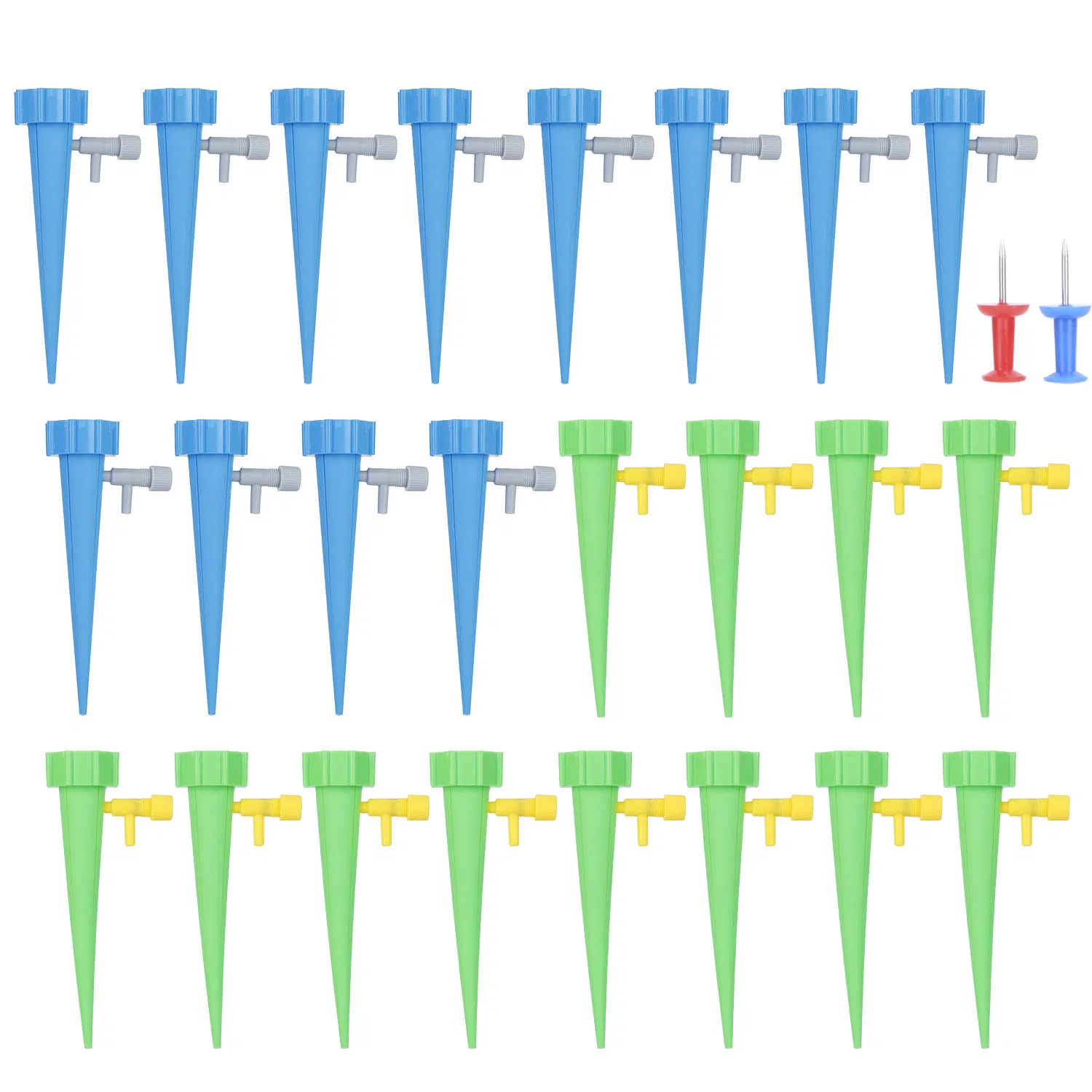 24-Pack Plant Watering Spikes Self Watering Devices Automatic Plant Waterer with Slow…