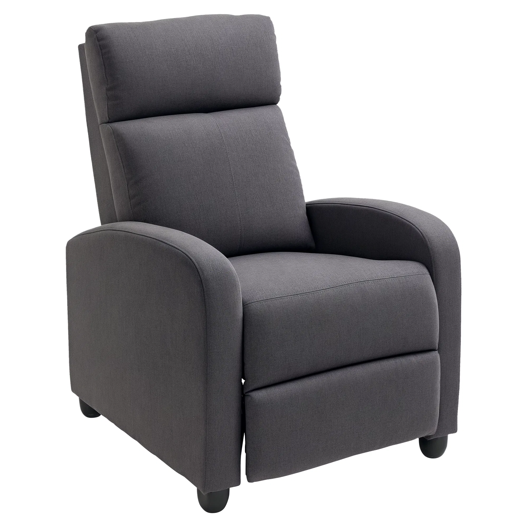 Fabric Recliner Chair Manual Home Theater Seating Single Reclining Sofa Chair with Padded…