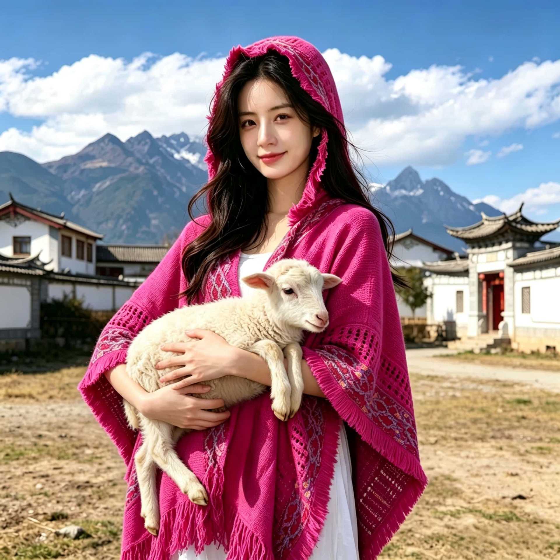 Autumn Winter Warm Ethnic-style Shawl For Travel