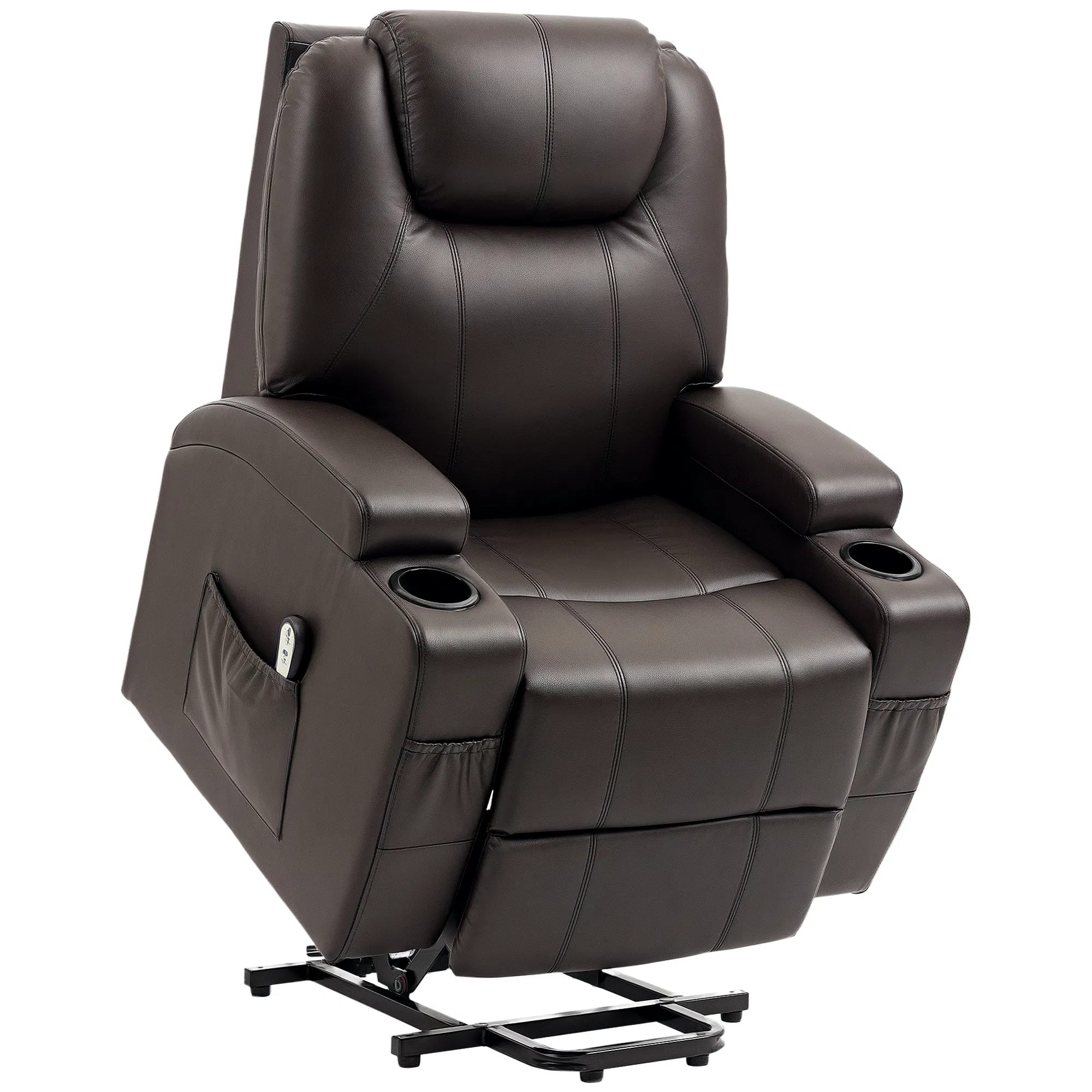 Power Lift Recliner Chair for Elderly, PU Leather Lift Chair with Footrest, Remote…