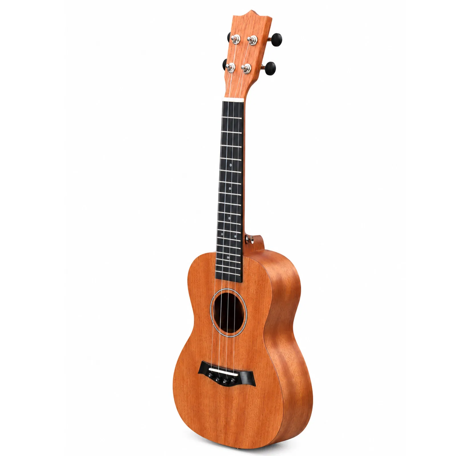 21in mahogany body rosewood fingerboard ukulele, cotton bag, capo, strap, picks*2…