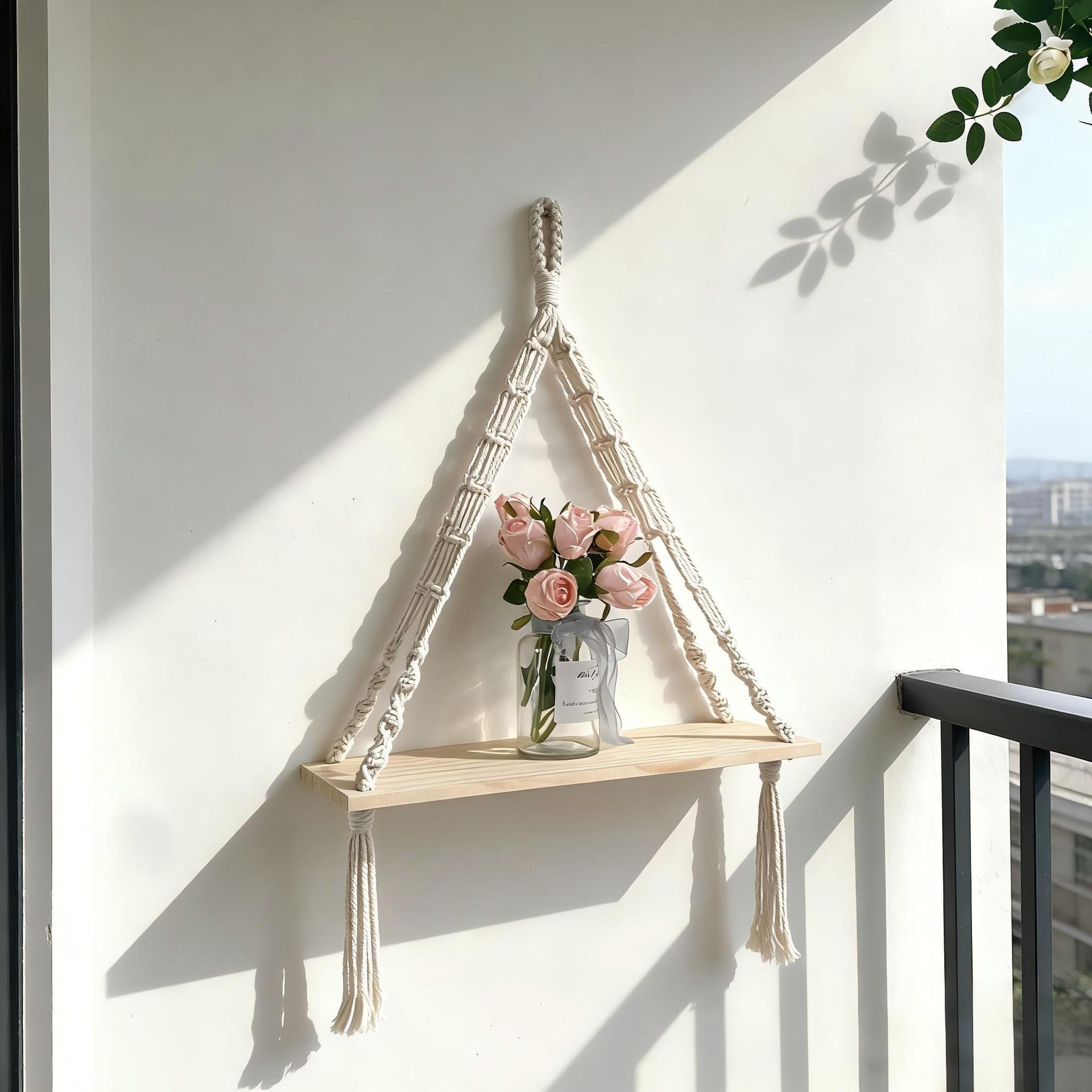Nordic Handwoven Tapestry Storage Rack