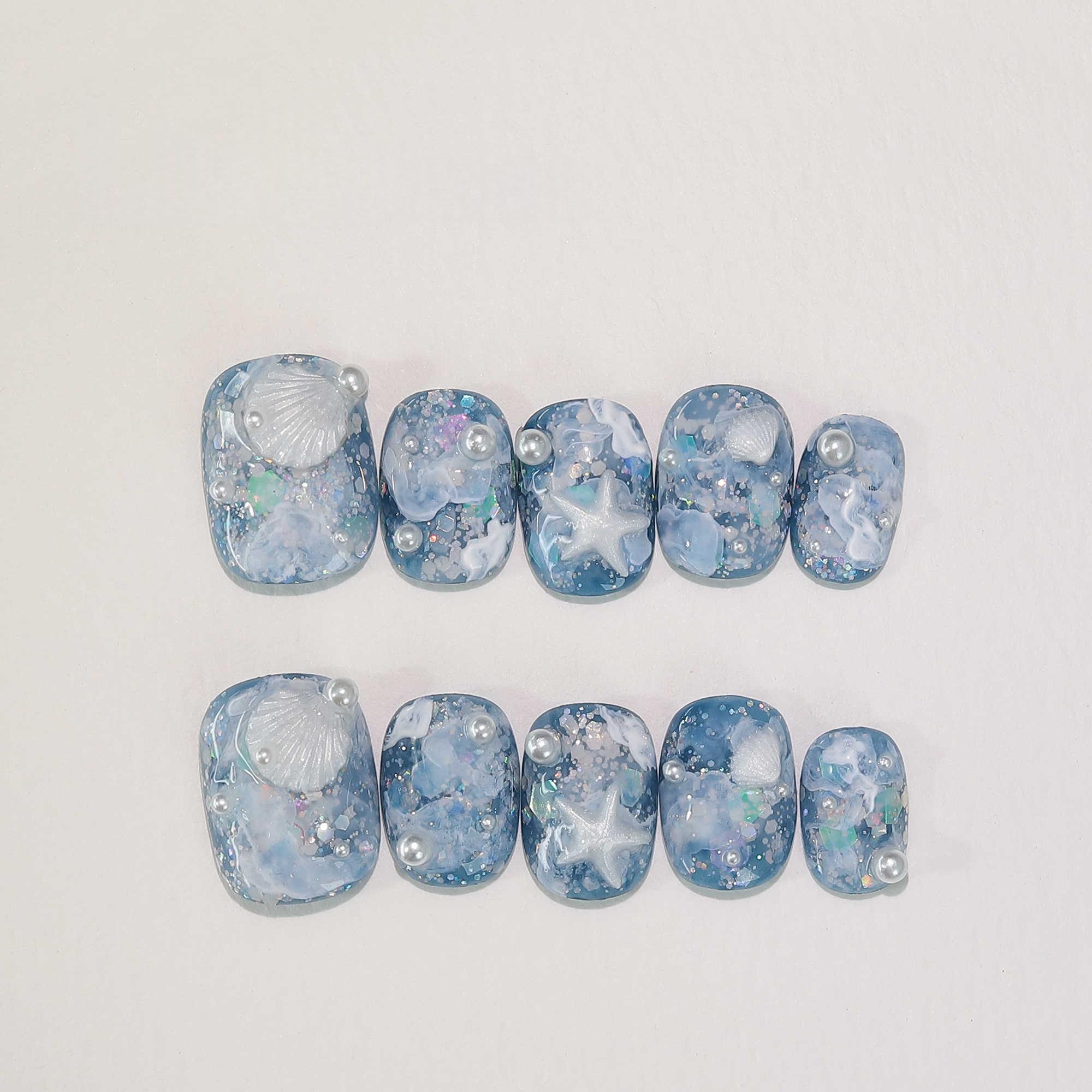 Handmade Short-style Press-on Nails