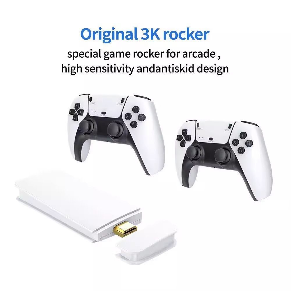 M15 40000-4K TV Video Game Stick Retro Gaming Console 2 Wireless Controller