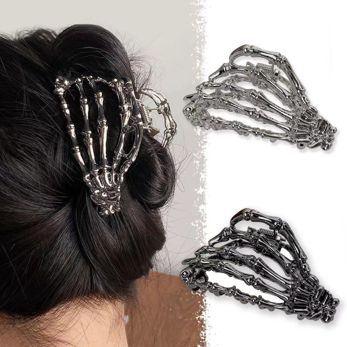 Alloy Hair Claw For Back-of-the-head Updo Metal Hair Accessory