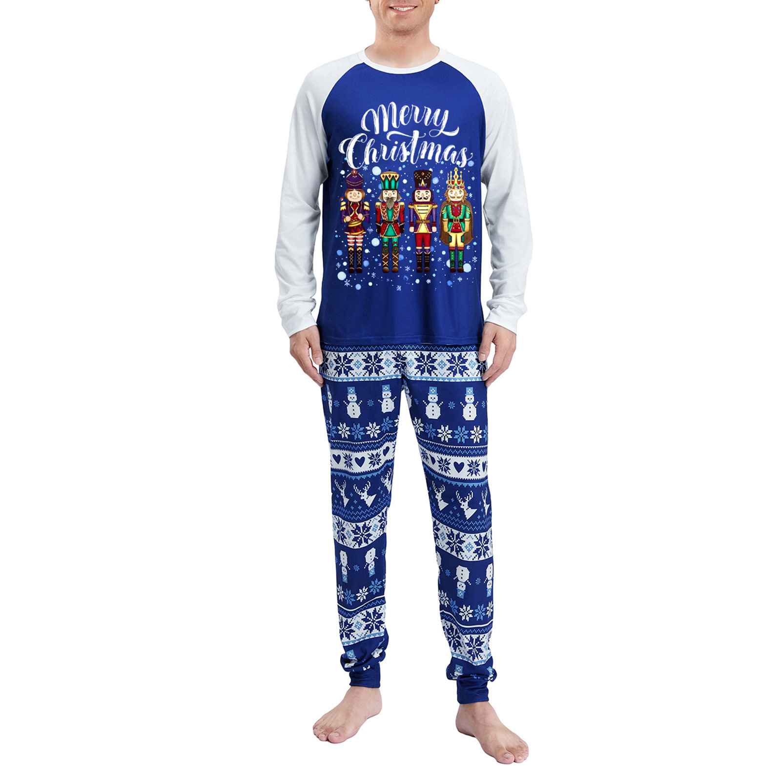 Parent-Child Outfit Home Decoration Fall Wear Long Sleeves Christmas Sleeping Homewear…