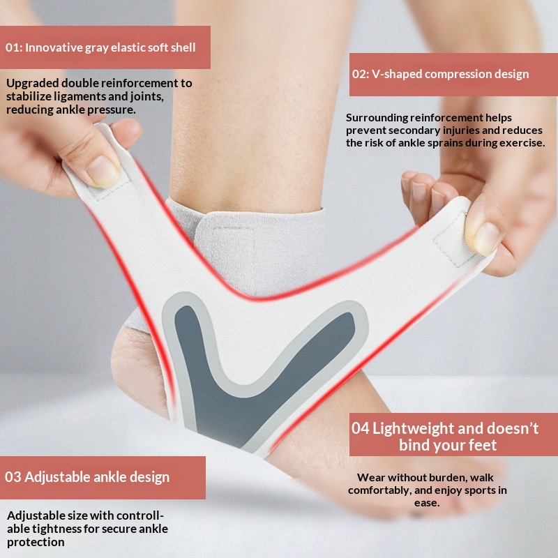 Fitness Protective Equipment Anti-sprain Ankle Sprain Recovery Pressure Belt Football…