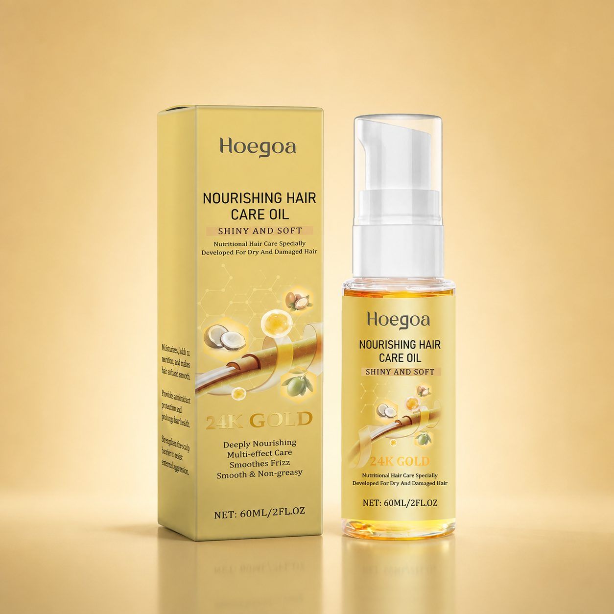 HOEGOA Hair Finishing Oil, 60 ml