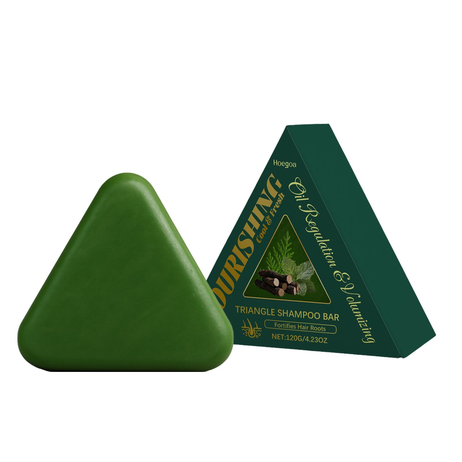 HOEGOA Herbal Nourishing Shampoo Bar, 120 g