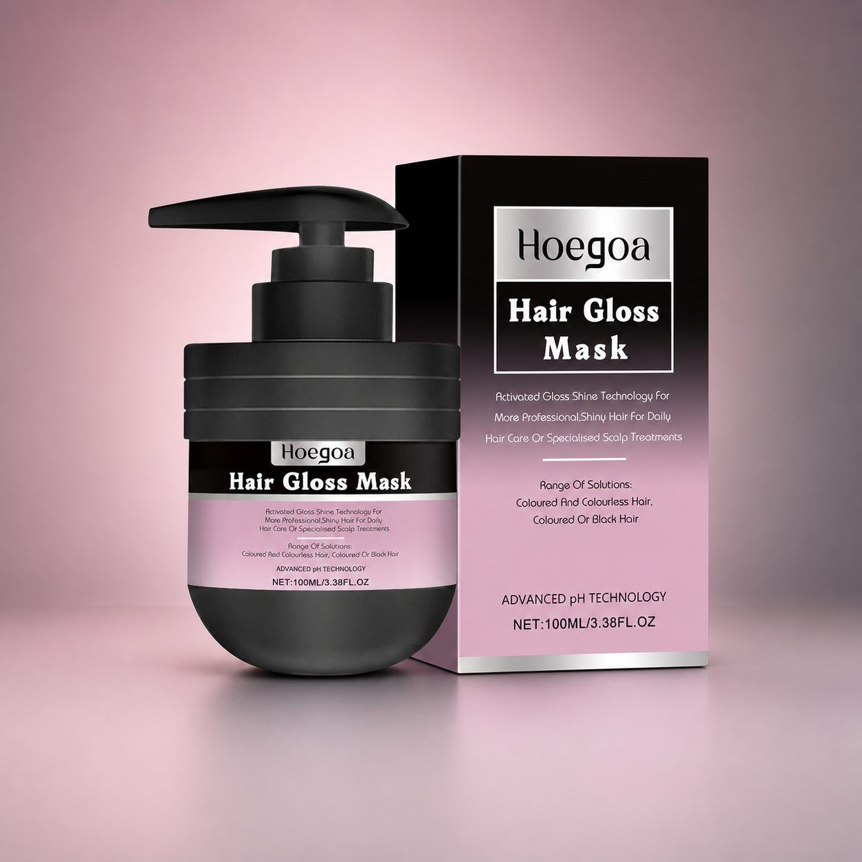 HOEGOA Smoothing Rinse-Off Hair Mask, 100 ml