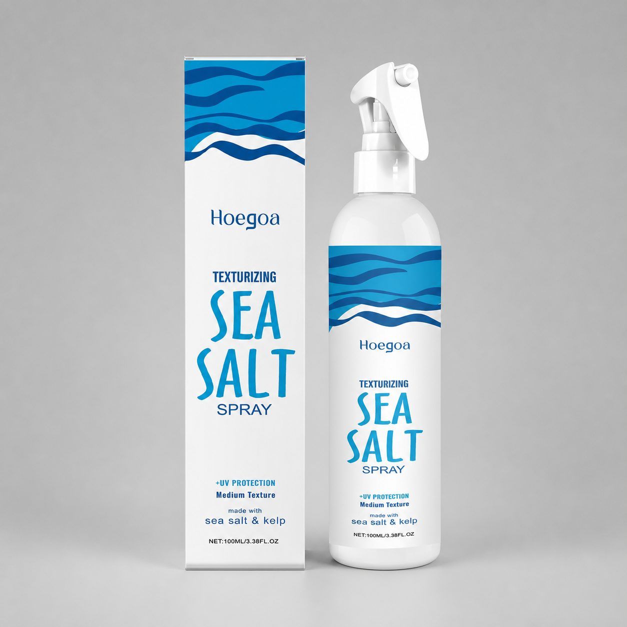 HOEGOA Sea Salt Hair Styling Spray, 100 ml