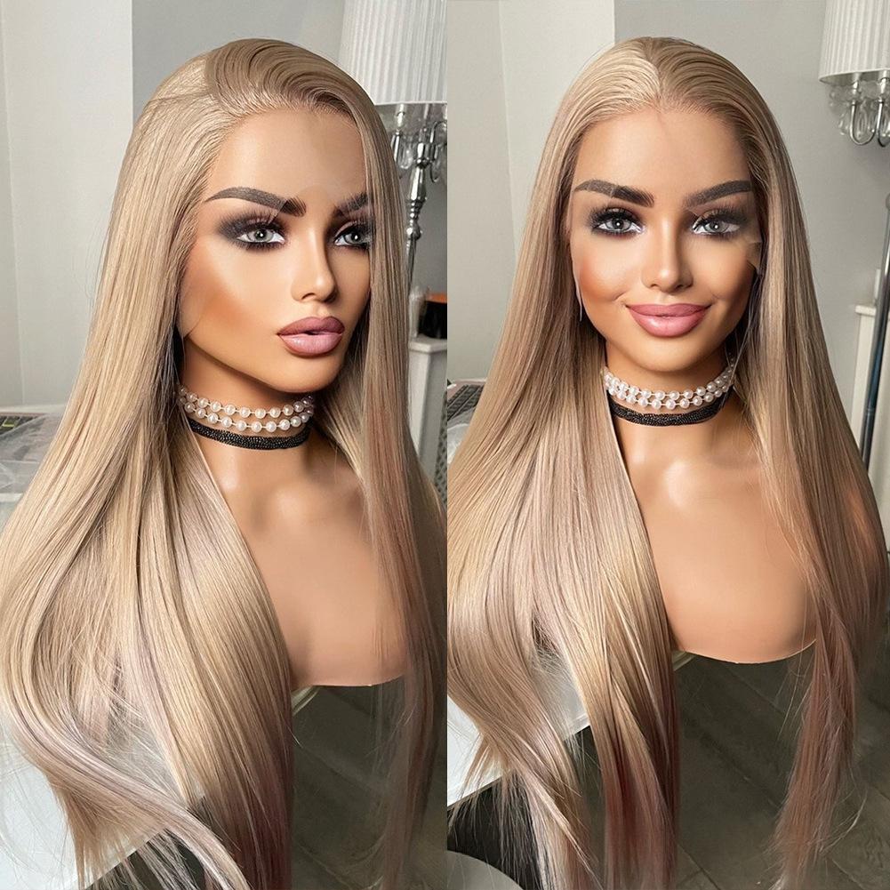 European And American Wigs Realistic Matte High-temperature Synthetic Fiber