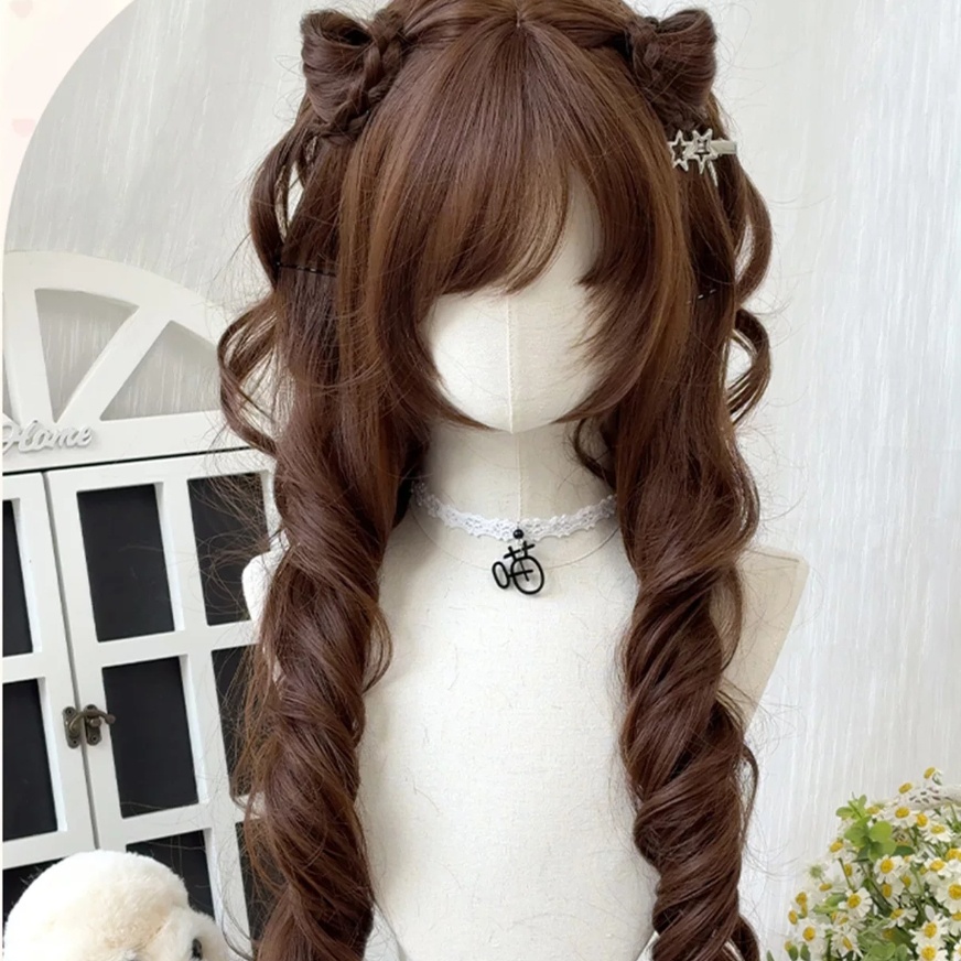 Well-made And Ready To Ship Lolita Long Wavy Wig Sweet Japanese Style For Women