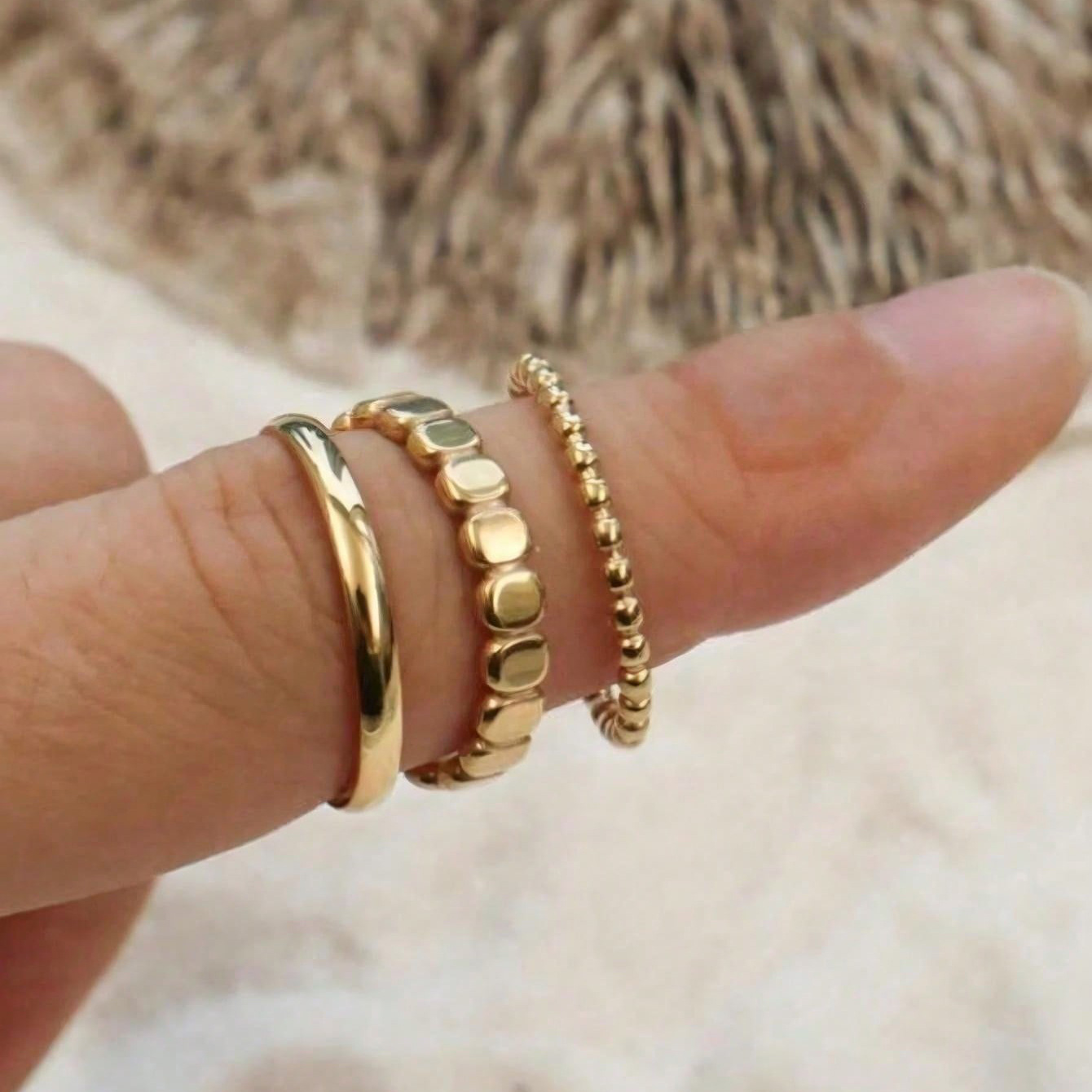 Advanced Geometric High-end Personalized Womens Ring