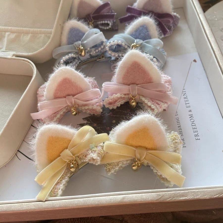 Cute Cat-ear Bow Hair Clip