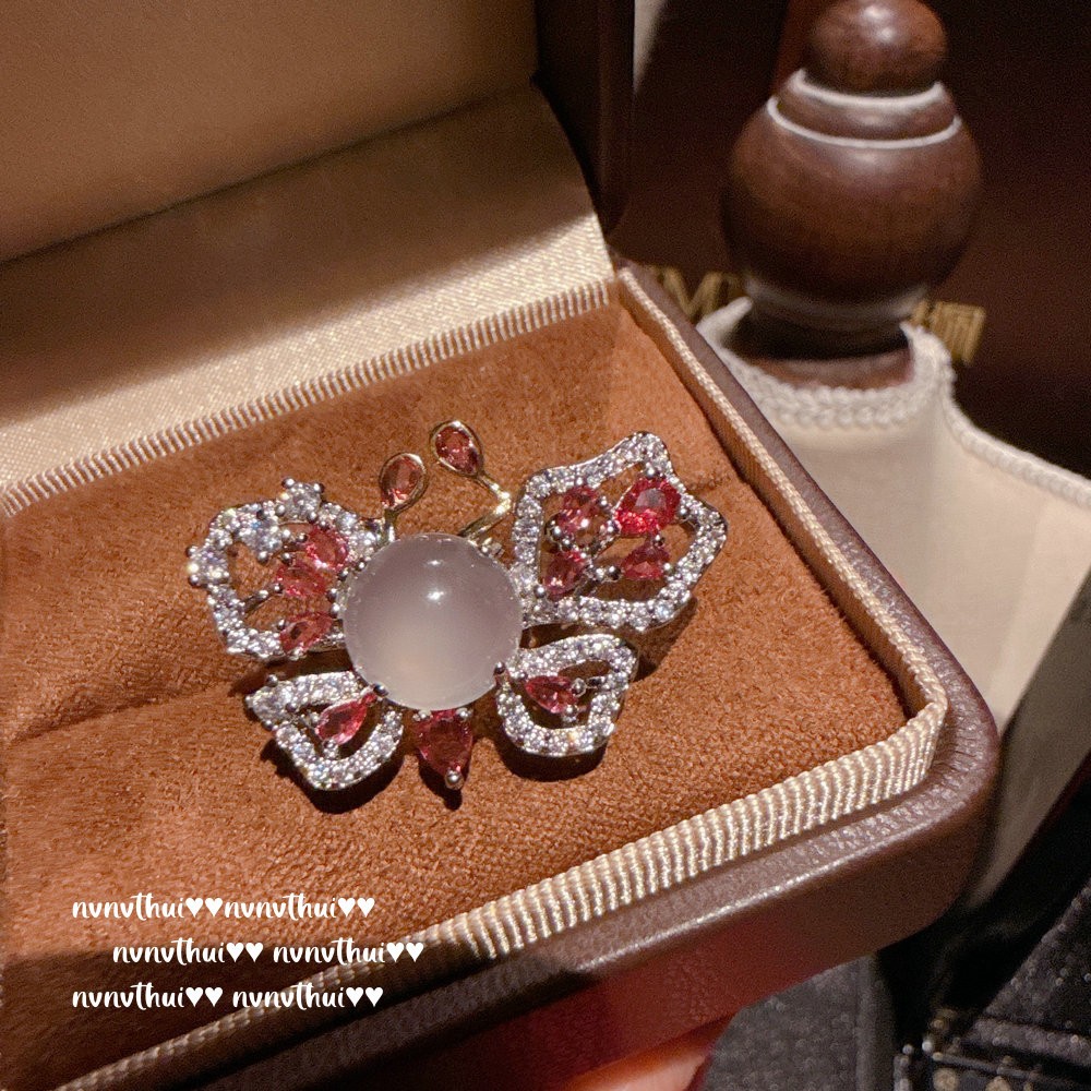 Fog Color Enchantress Camellia Gemstone Necklace Rich Charming Rose Zircon Earrings…