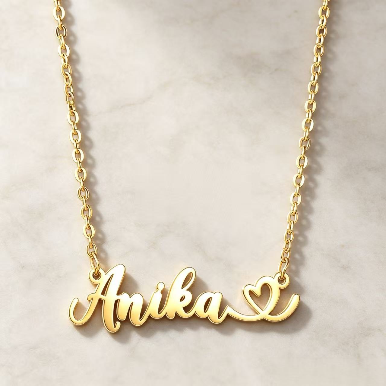DIY Customized Engraved Name Necklace For Women