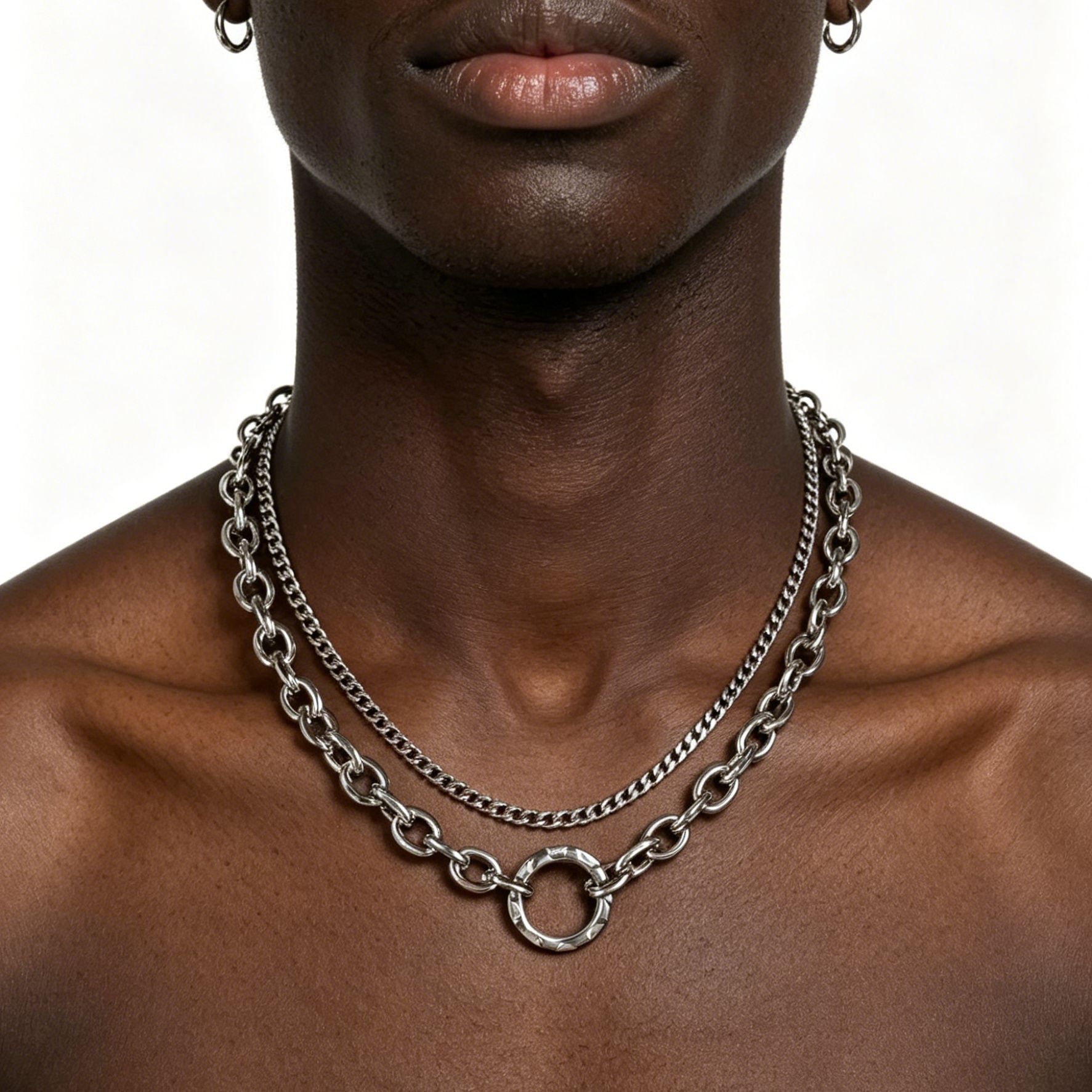 Fashionable And Personalized Double-layered Necklace