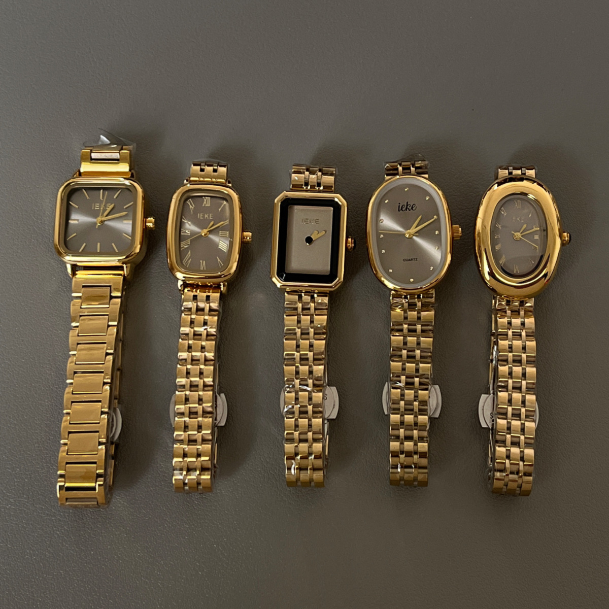 Quartz Watch With Steel Band Women's