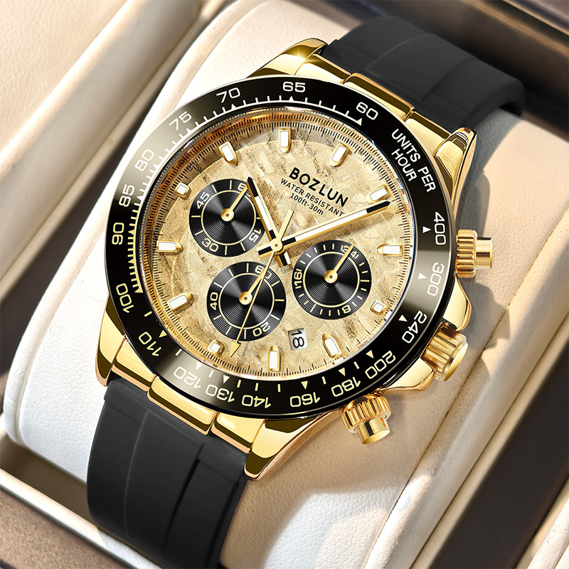 Men's Multi-Function Panda Quartz Watch