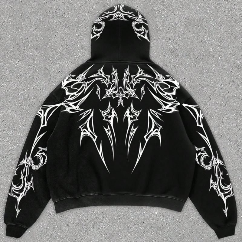 Men's 3D-printed Sports Zip-up Hoodie