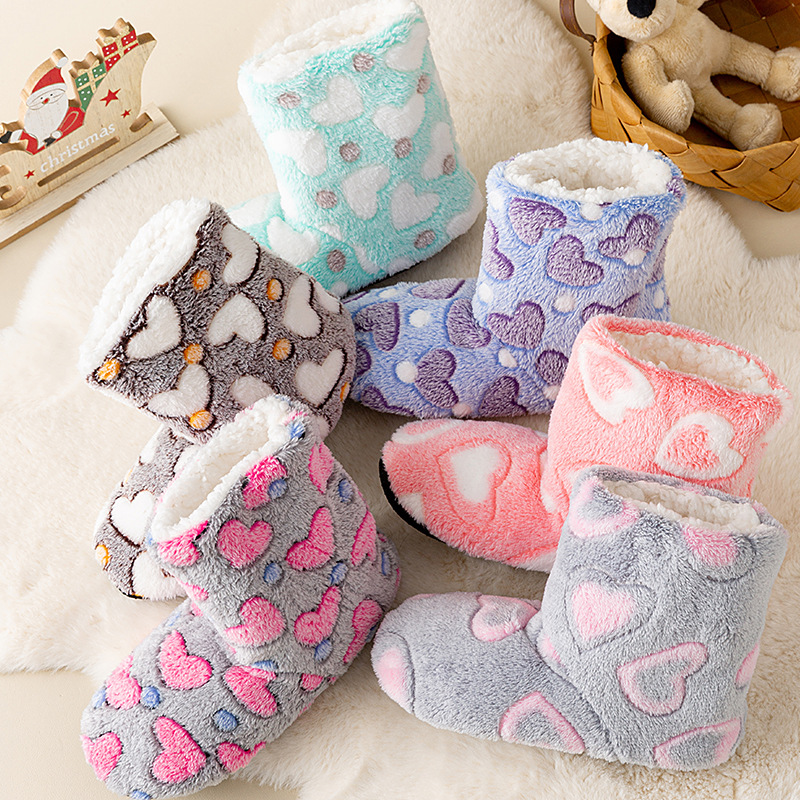 Fleece Lined Extra-thick Floor Shoes