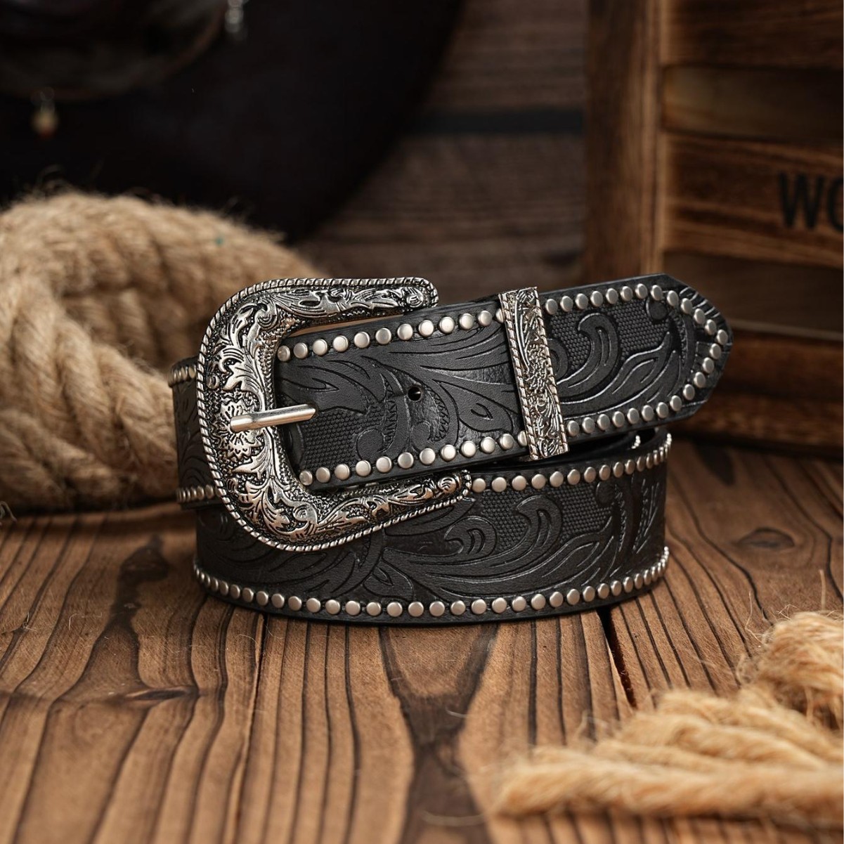 Retro Western Cowboy Belt For Women