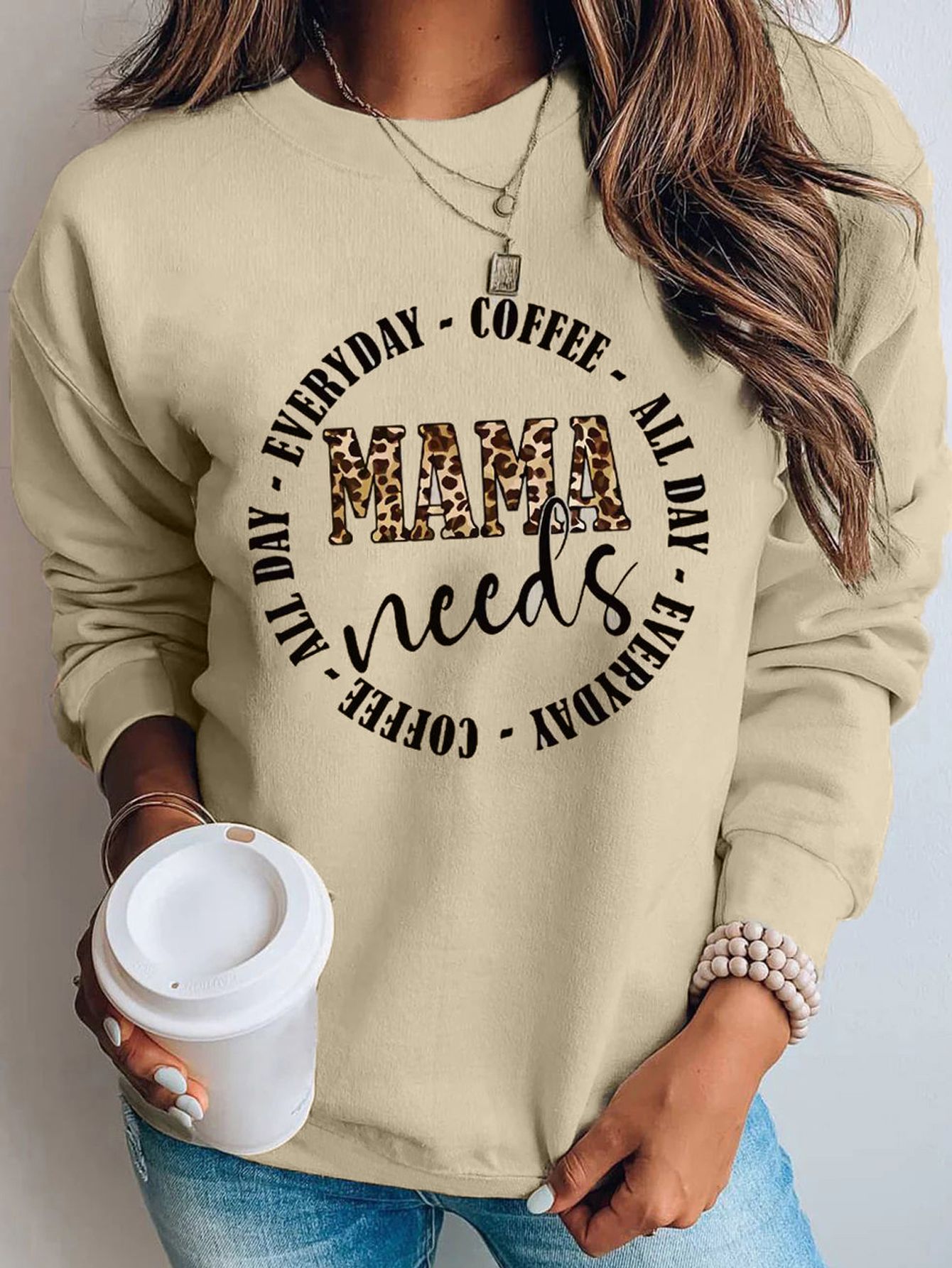 European And American Women's New Sweatshirt, Round Neck, Drop Shoulder, Loose And…