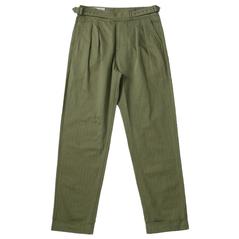 Men's Casual Straight-leg Work Pants For Fall And Winter