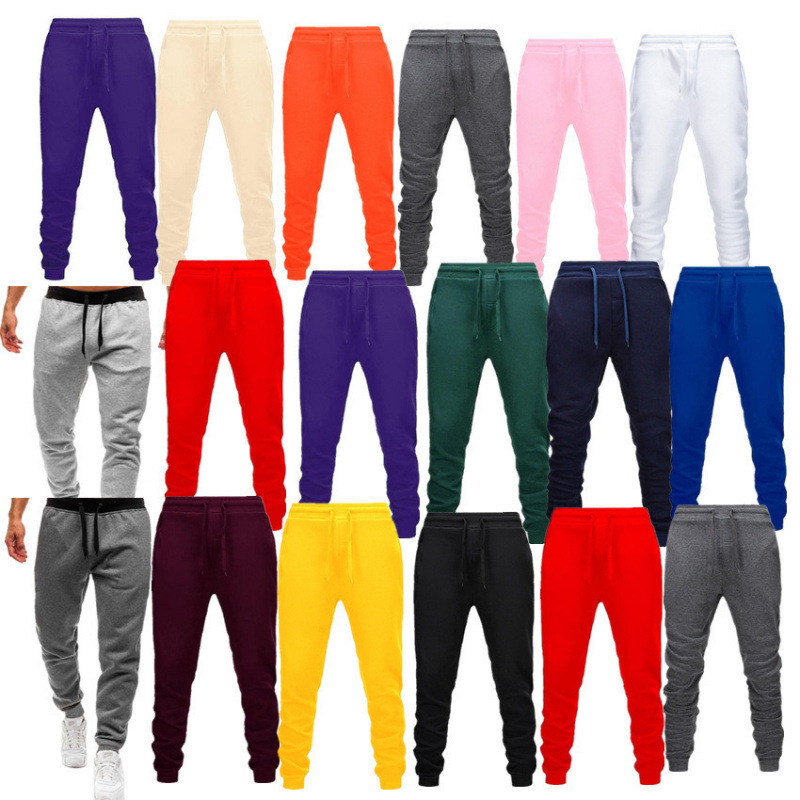 Men's Casual Sports Solid Color Trousers