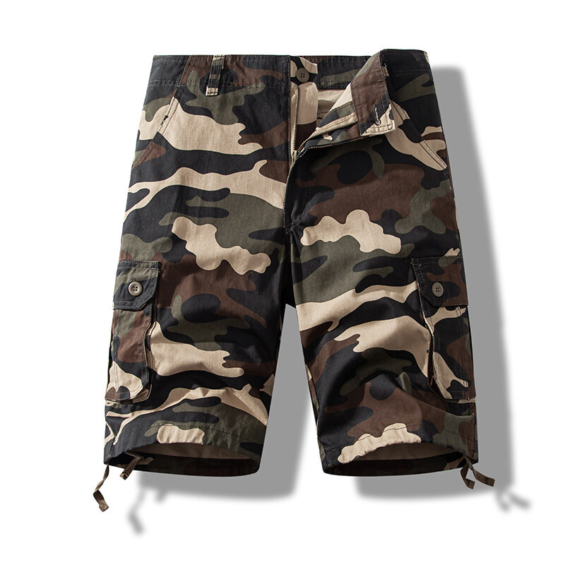 All-cotton Multi-pocket Work Shorts