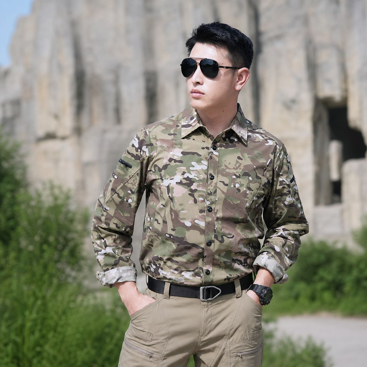 Hanyue Outdoor Hiking Tactical Shirt