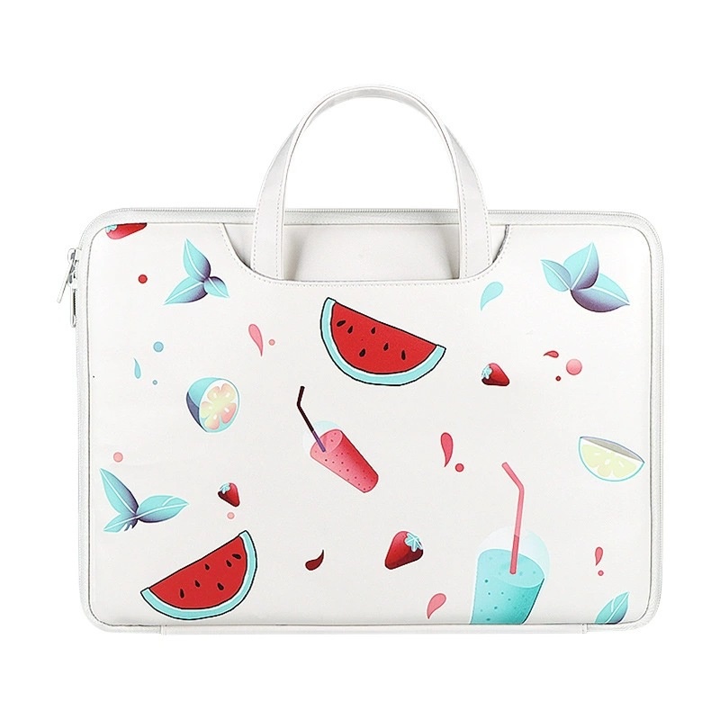 Watermelon Patterned Notebook Laptop Bag With 13 Inch Shock-absorbing Storage Compartment…