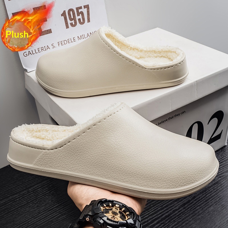 Non-slip Waterproof Fleece-lined Thickened Warm Outdoor Cotton Shoes For Couples