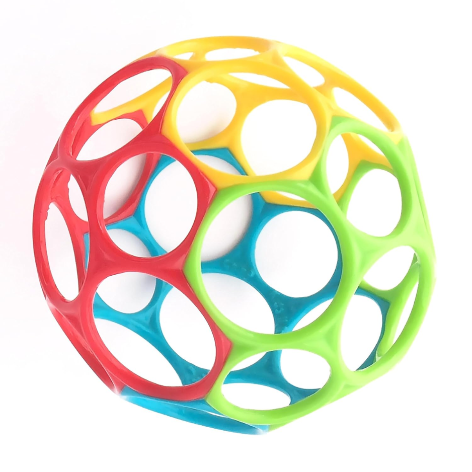Easy-Grip Infant Ball Toy, 4-Inch BPA-Free Sensory Baby Ball, Lightweight Grasping Toy…