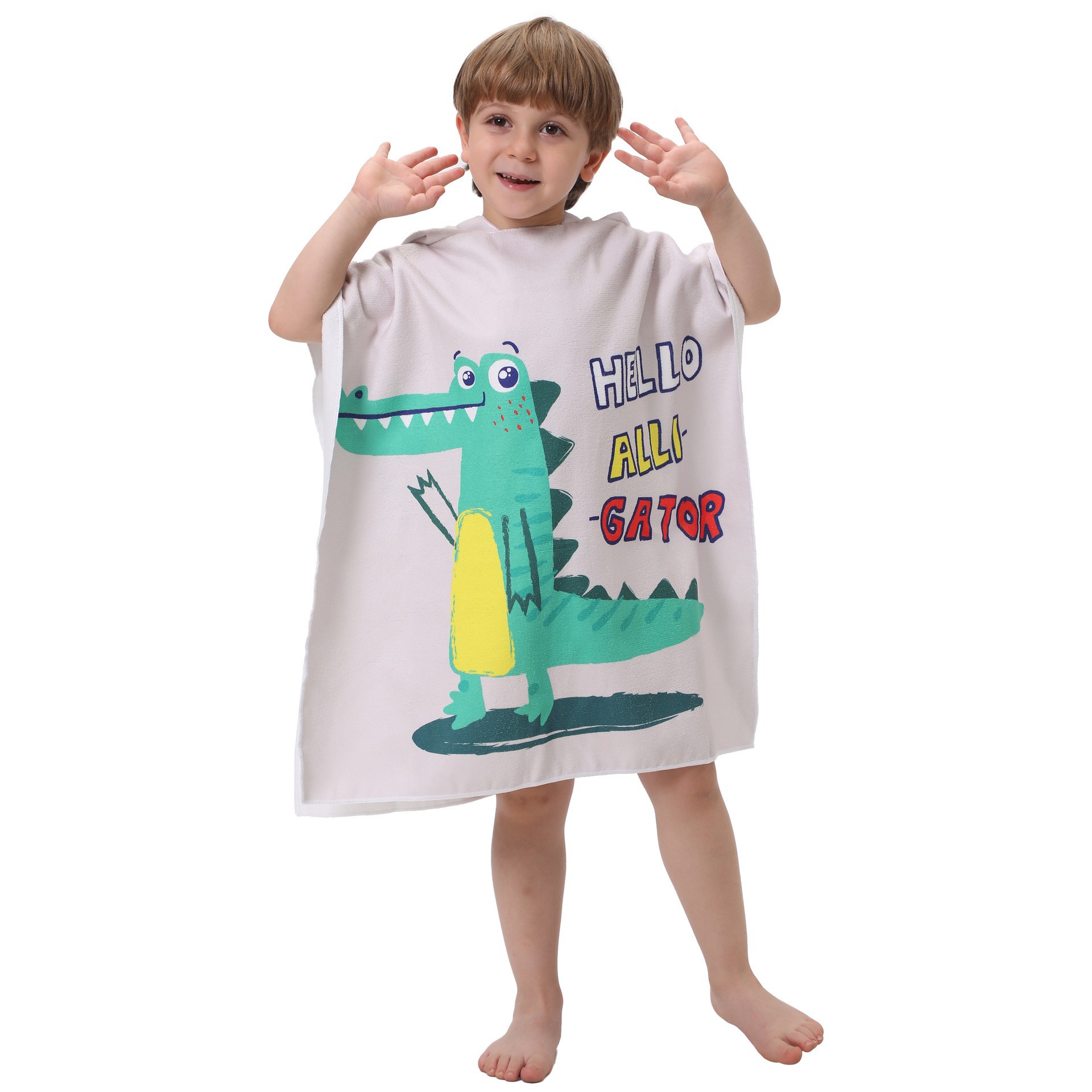 Childrens Cartoon Seaside Swimming Beach Cape