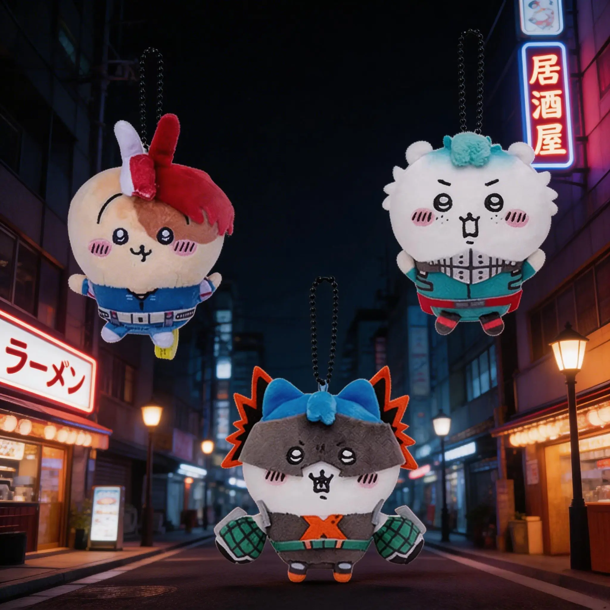 Anime cartoon hero academy  collaboration plush toy figurine  Kuroguchi Bakuhou Shinsuke Gongyo Zonfu photo 2