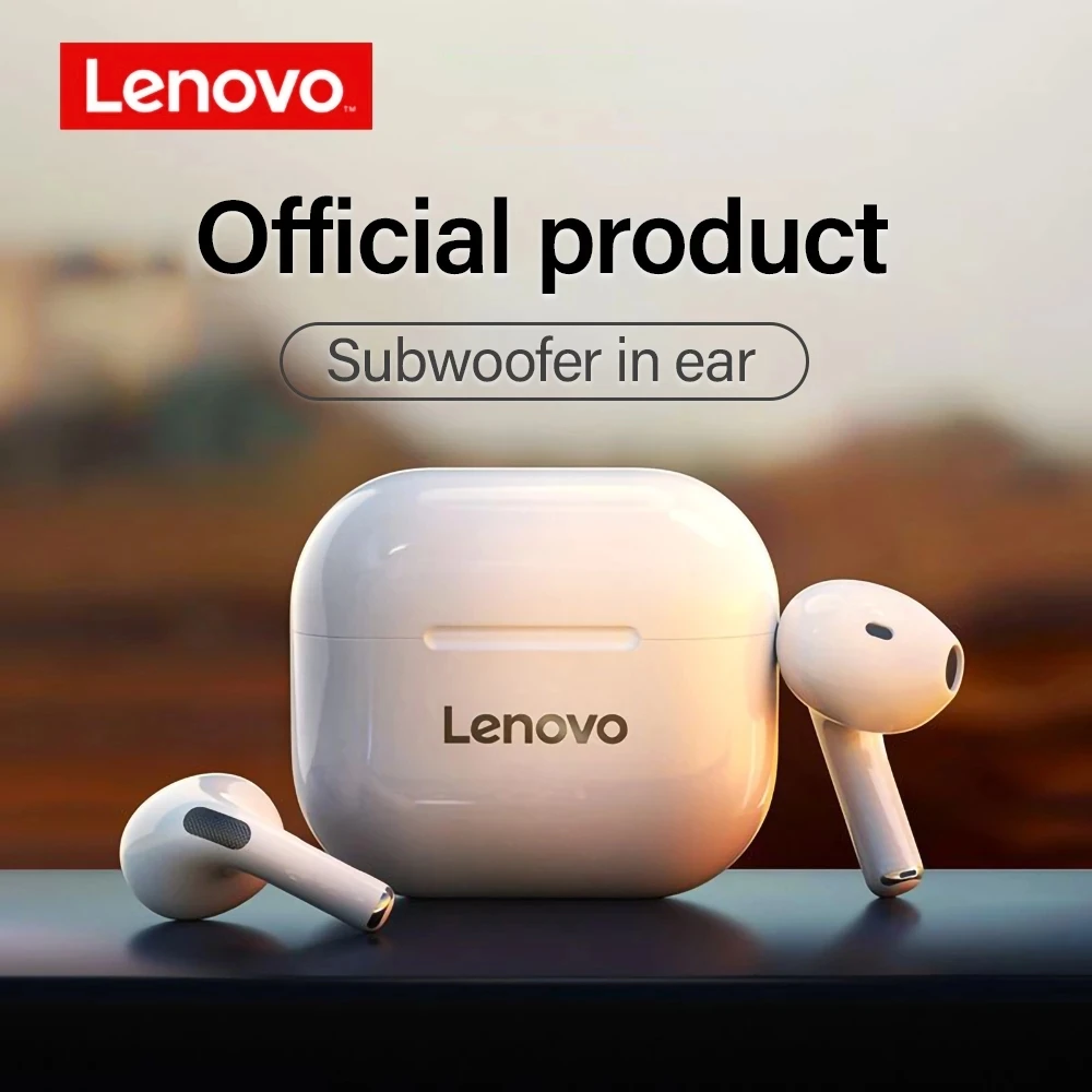 Original Lenovo LP40 wireless headphones TWS Bluetooth Earphones Touch Control Sport Headset Stereo Earbuds For Phone Android photo 1