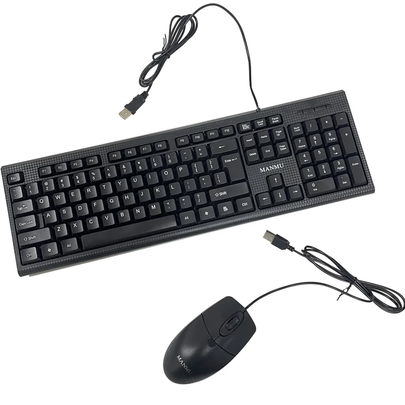 MANMU Office Keyboard And Mouse Combo Set Gaming Wired Mouse For Computer photo 2