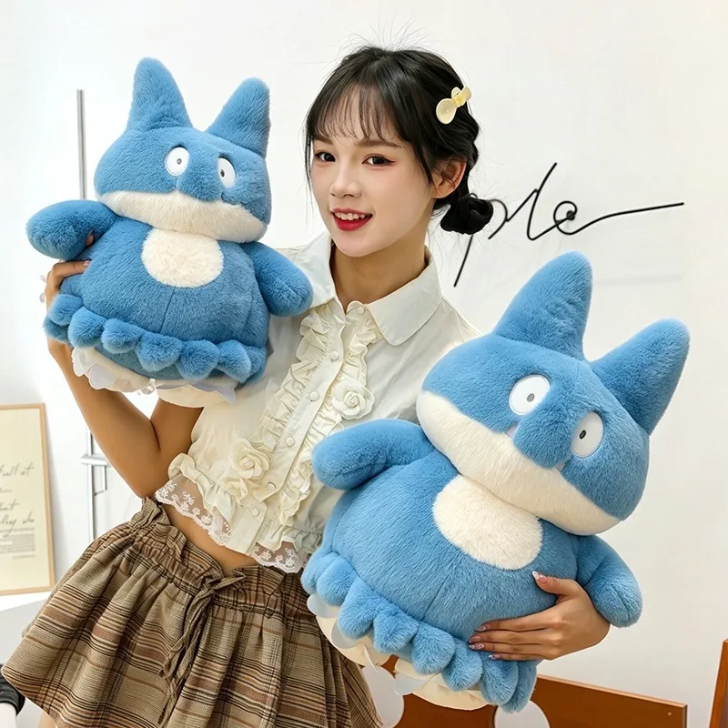 35cm Kawaii Snorlax Plush Toy Soft Pokemon Blue Munchlax Stuffed Animal Cute Plush Pillow for Home Decor Kids Gift photo 1