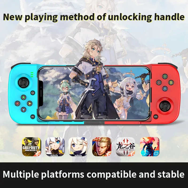 D3 Gamepad Mobile Phone Controller with Expandable Game Controller Support for Android/iOS/Hongmeng Mobile Game Controllers photo 1