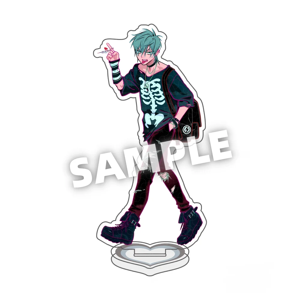 Anime ALIEN STAGE IVAN TILL LUKA SUA MIZI Gift Toy Acrylic Stand Model Action Figure Ornament Accessories Model Desktop keychain photo 5