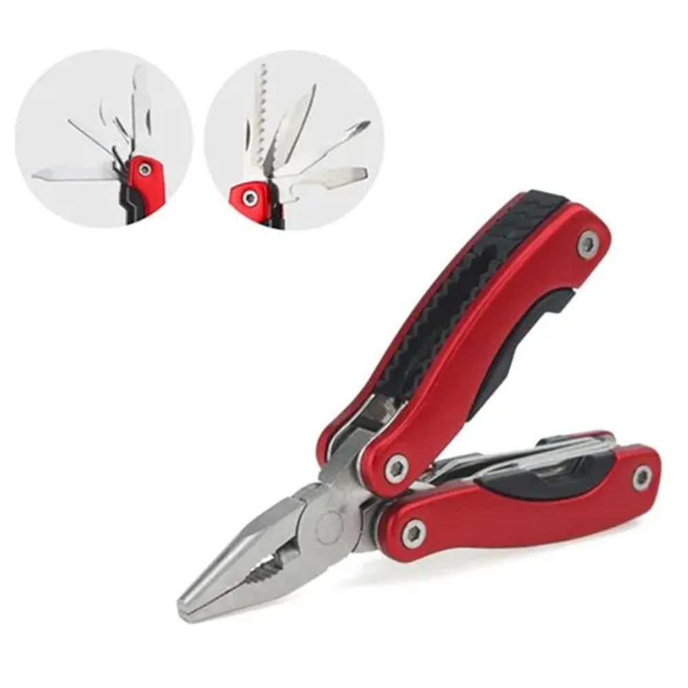 Camping Gear Outdoor Survival Stainless Steel 9 In 1 Portable Multi Tool Plier Camping Accessories Portable photo 1