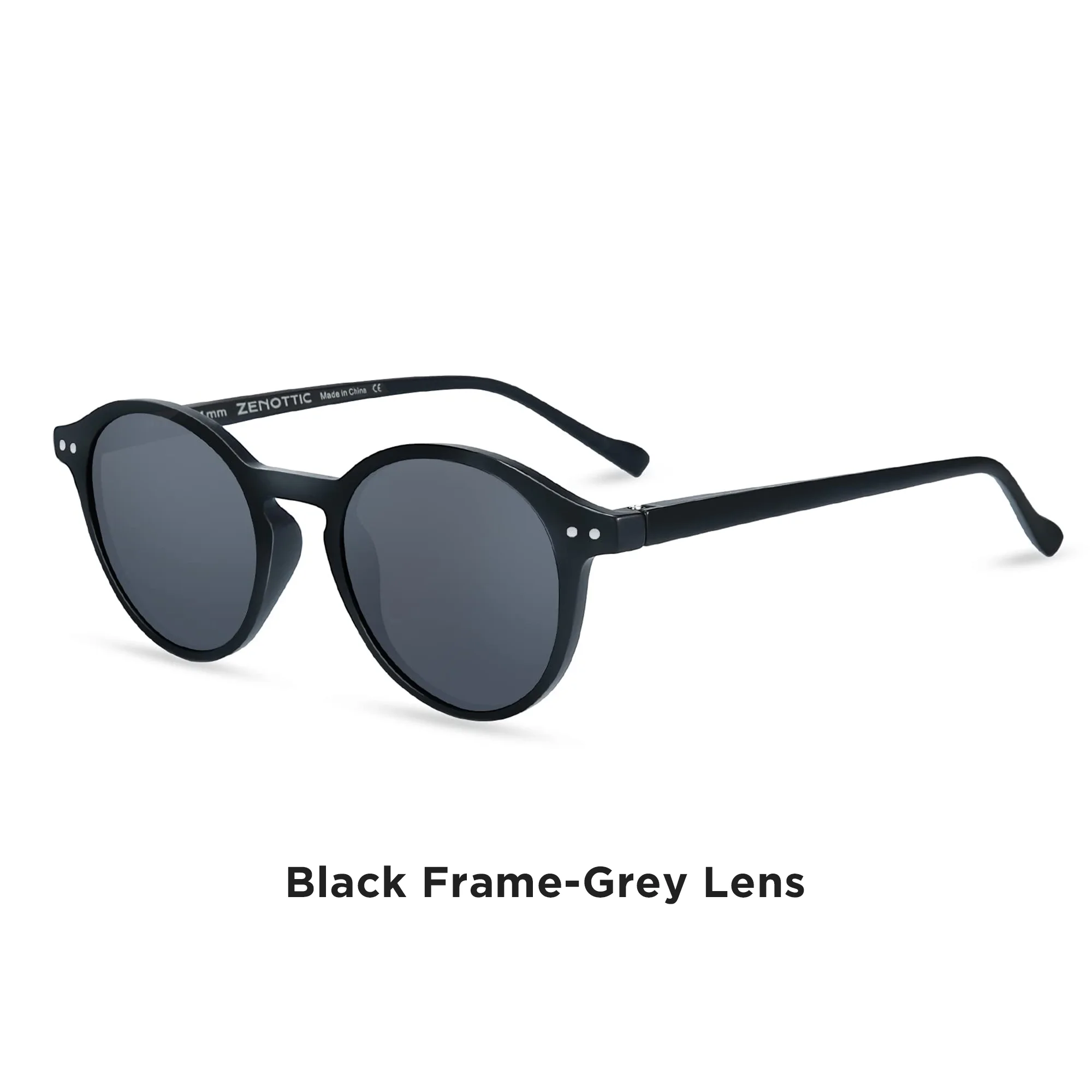 ZENOTTIC (S Size) Retro Circular Polarized Sunglasses 2026 2025 Men Women Vintage Small Round Sun Glasses UV400 Goggles Shades photo 6