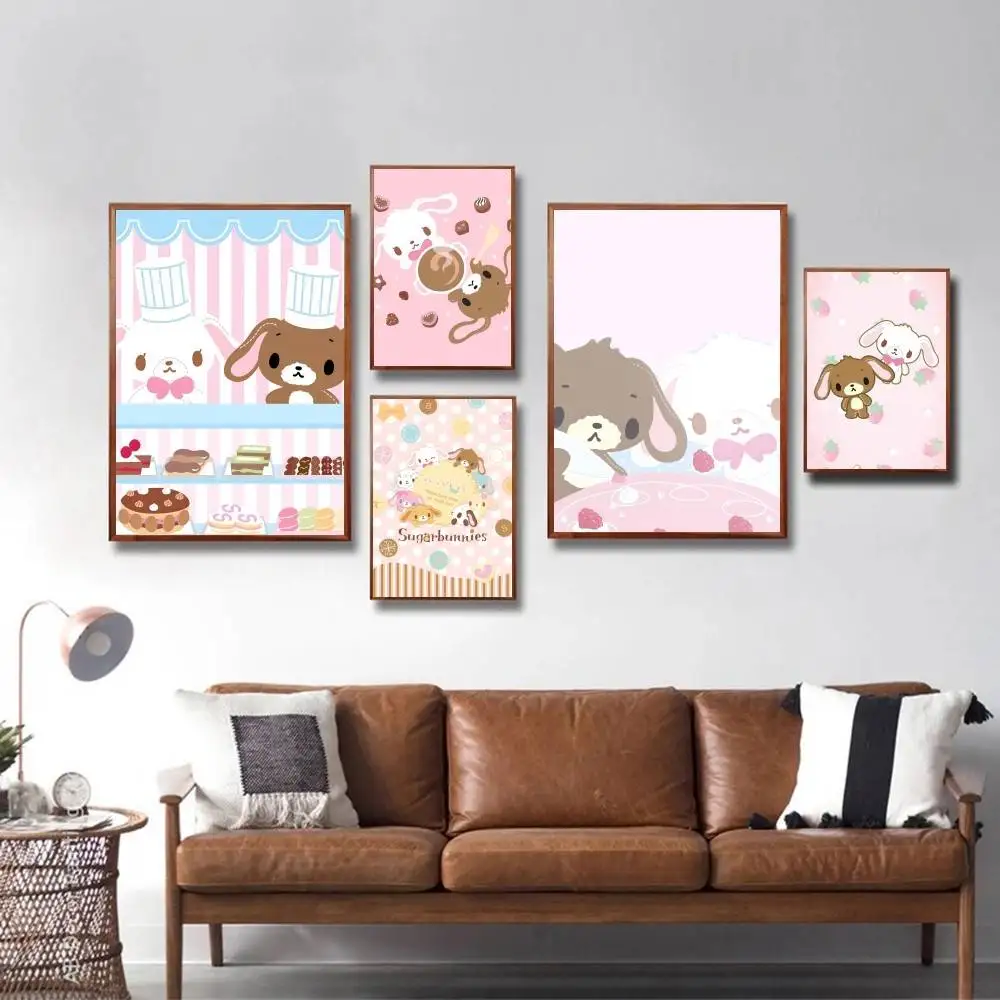 Anime Cartoon Movie S-Sugar-bunnieS Posters HD Print Vintage Wall Art Decor for Home Study Room photo 2