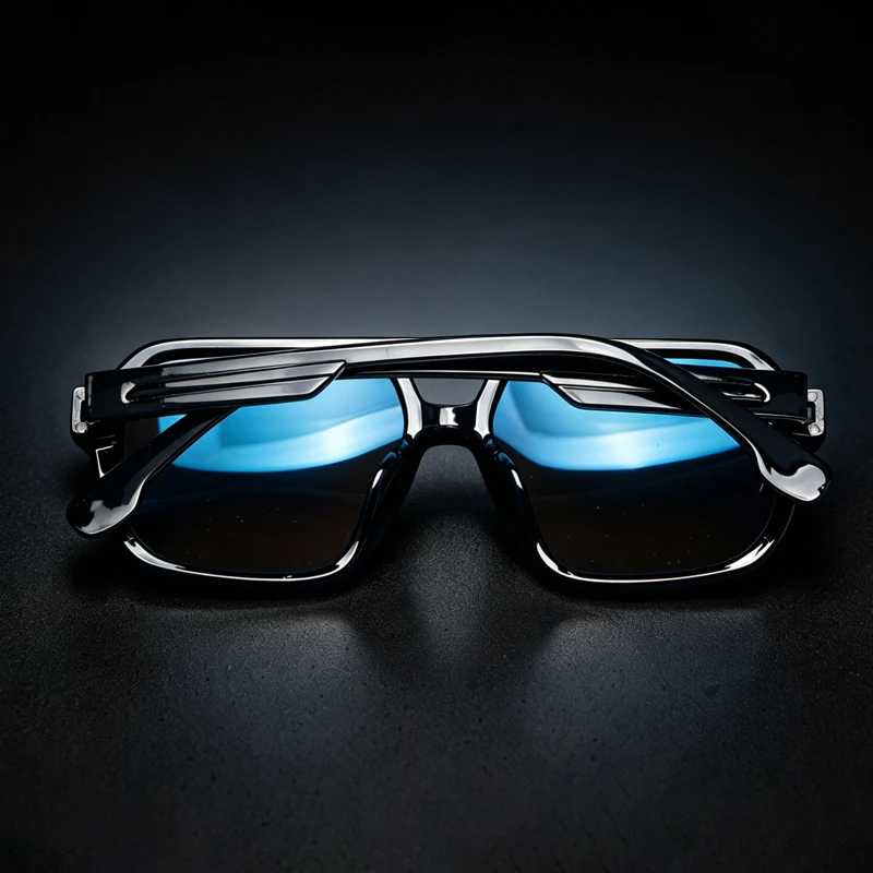 Polarized Pilot Sunglasses Men Women 2026 Retro Square Double Bridge Vintage Sun Glasses UV400 Driving Outdoor photo 3