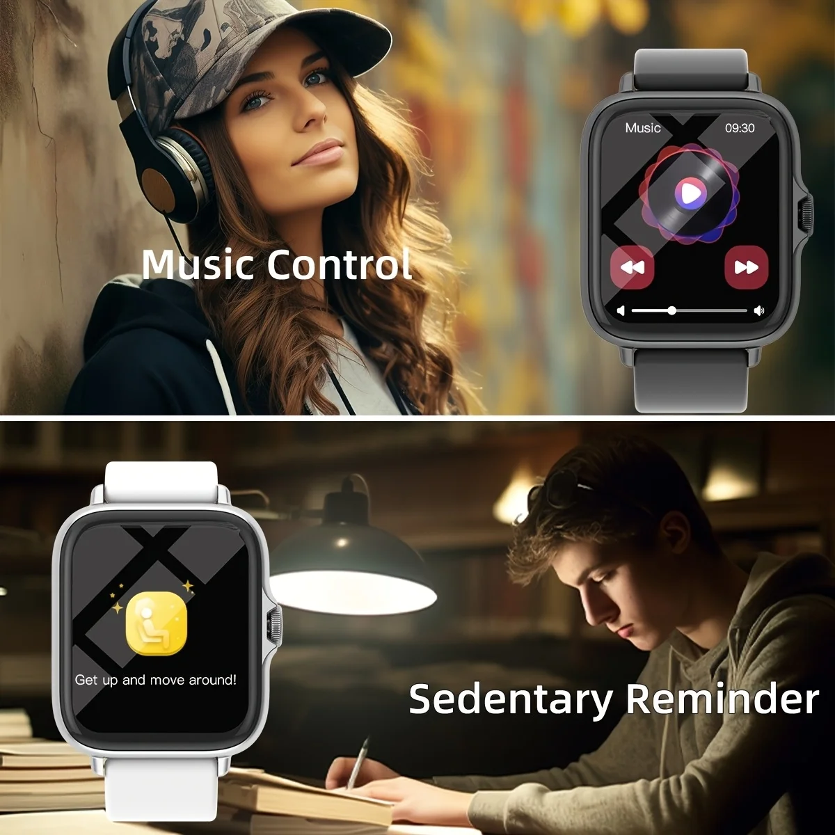 Make/Answer Call Smartwatch, with Multi-Sport Modes, Wireless Call and Answer, Pedometer, Information Alerts, SportSmart Fitness photo 6